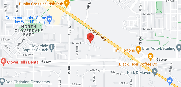 map of 1 18939 65 AVENUE